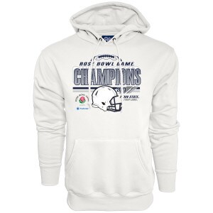 white hooded sweatshirt 2023 Rose Bowl Game Champions Penn State Nittany Lions